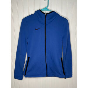 Nike Dri-FIT Showtime Women's Basketball Full-Zip Hoodie Blue small
